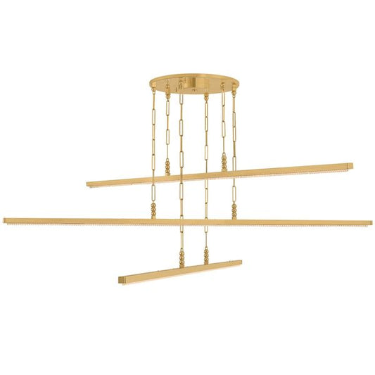 Lampa wiszaca o subtelnym charakterze z harmonijnym wykonczeniem w odcieniu bezu