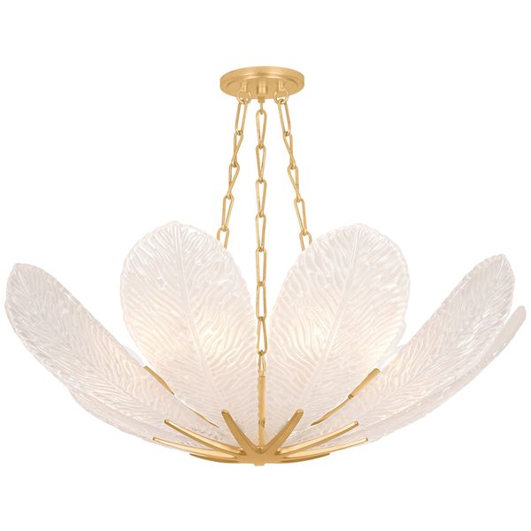 Lampa wiszaca o miekkim zarysie z dopracowana sylwetka w odcieniu bieli