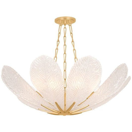 Lampa wiszaca o miekkim zarysie z dopracowana sylwetka w odcieniu bieli